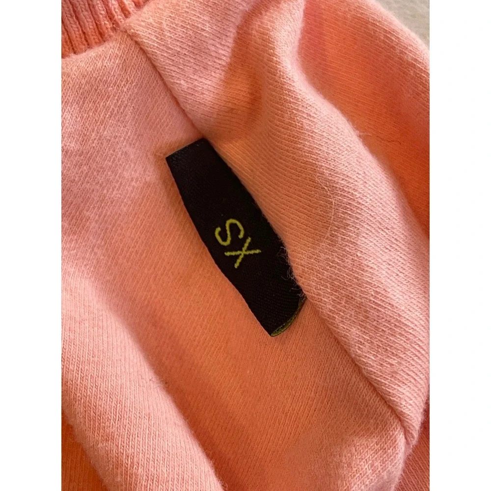 Pink Orange Ombre Pet Pajamas Small Dog Cat Jumpsuit XS Jersey Knit One Piece